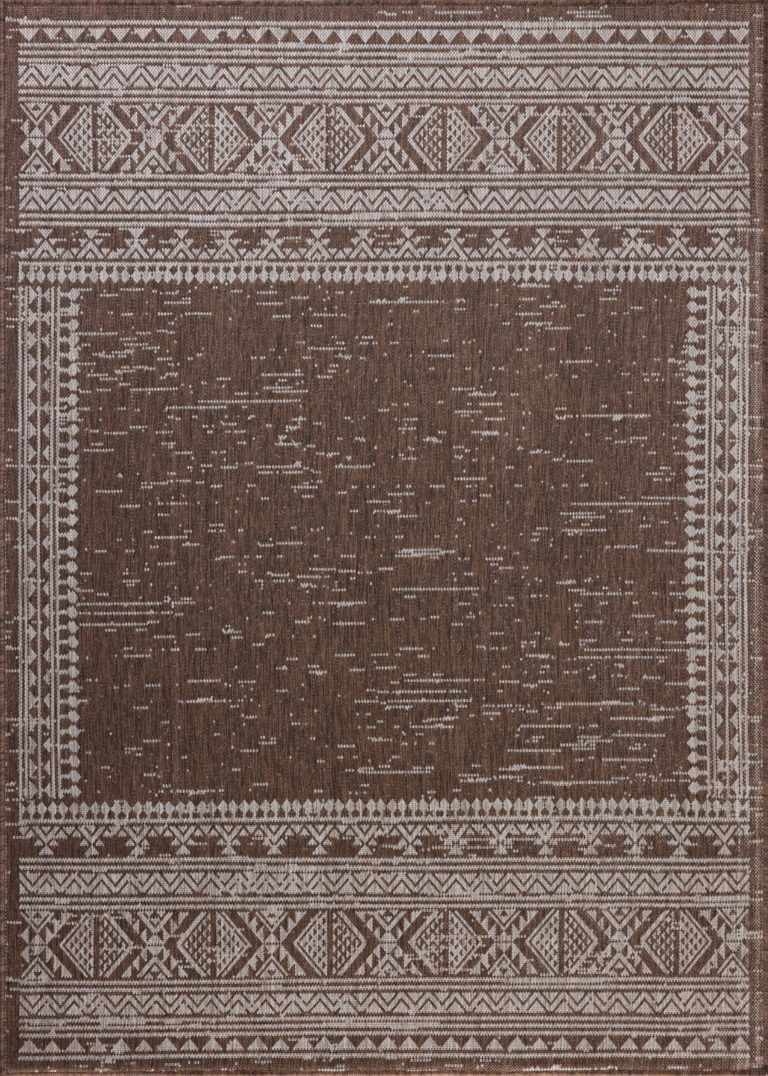 Loloi Easton Coffee / Dove Indoor/Outdoor Accent Rug (ESN-01)