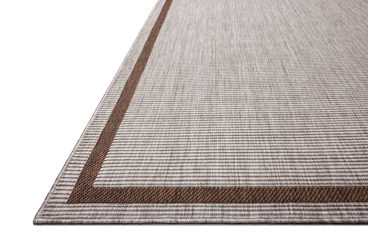 Loloi Easton Dove / Coffee Indoor/Outdoor Accent Rug (ESN-02)