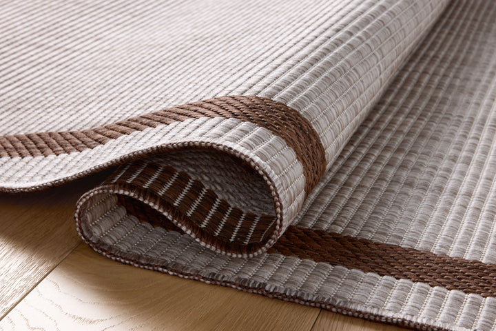 Loloi Easton Dove / Coffee Indoor/Outdoor Accent Rug (ESN-02)