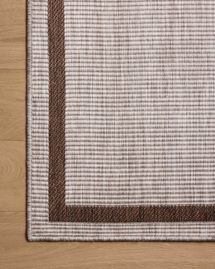 Loloi Easton Dove / Coffee Indoor/Outdoor Accent Rug (ESN-02)