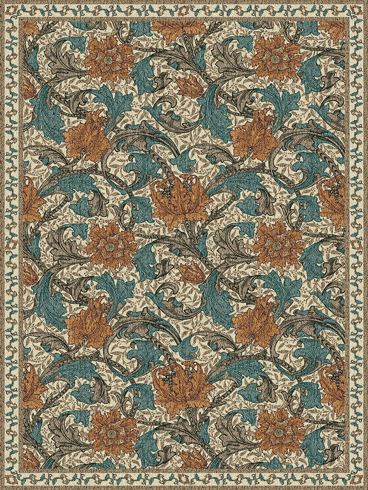 Adama Vinyl Floor Mat/Rug (Eglantine_N)