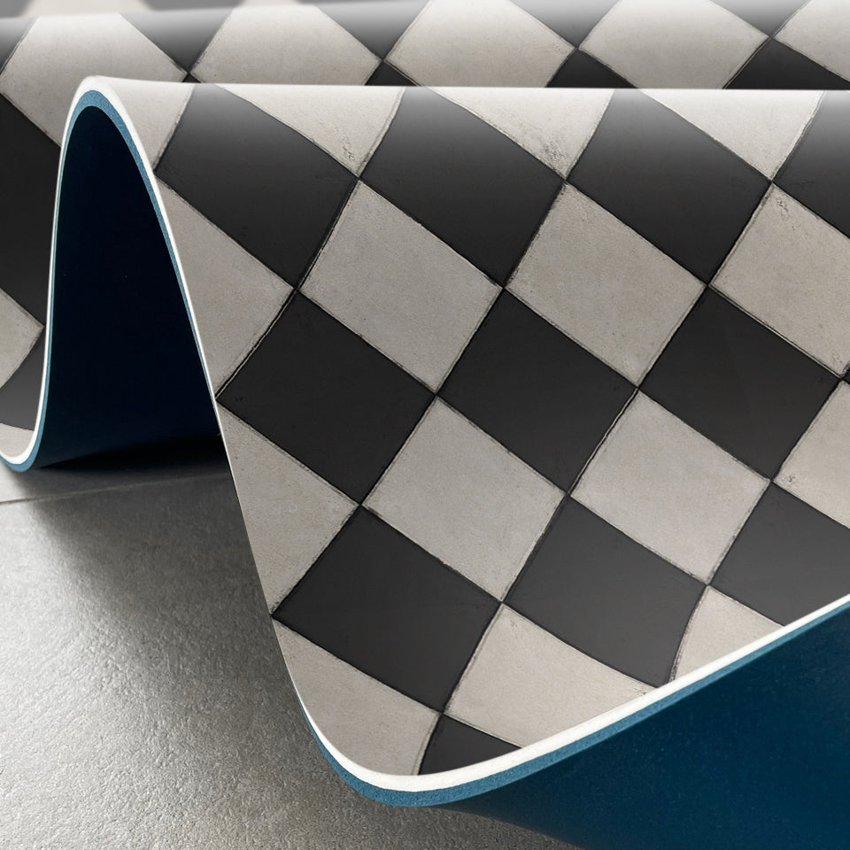 Adama Vinyl Cushioned Comfort Floor Mat (Elegant_W)