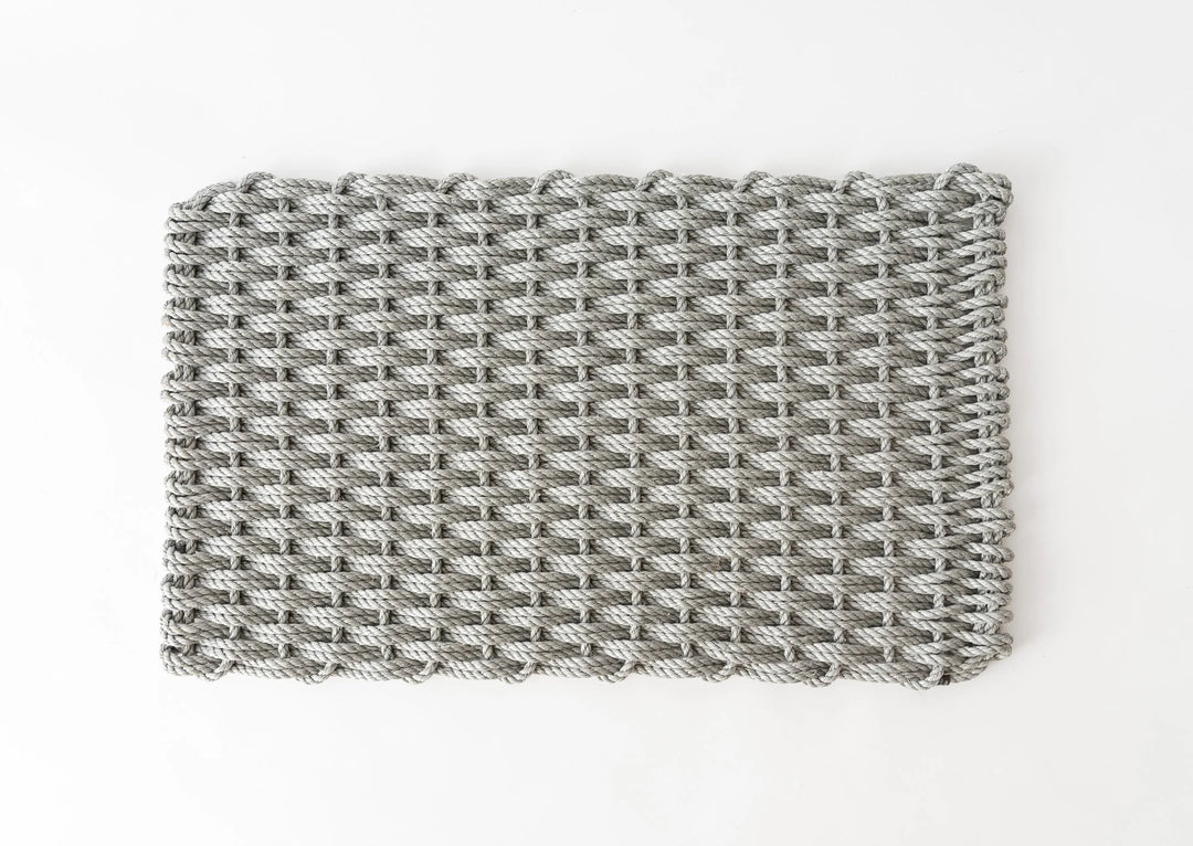 The Rope Co. Collection Handwoven Doormat (Weathered Gray)