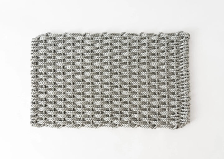 The Rope Co. Collection Handwoven Doormat (Weathered Gray)