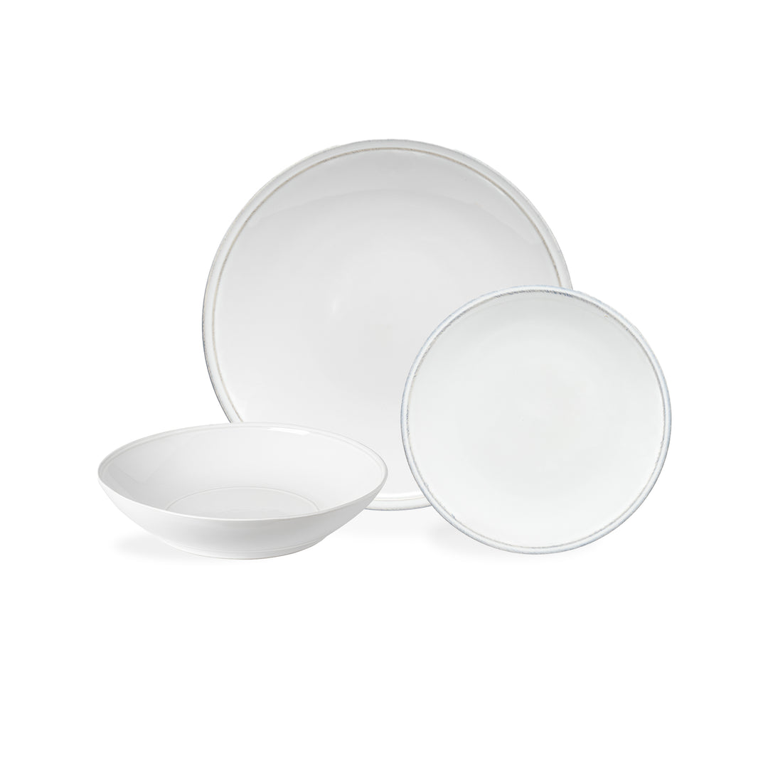 Costa Nova Friso Fine Stoneware Dinnerware (White)