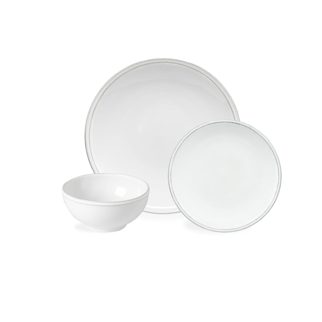 Costa Nova Friso Fine Stoneware Dinnerware (White)