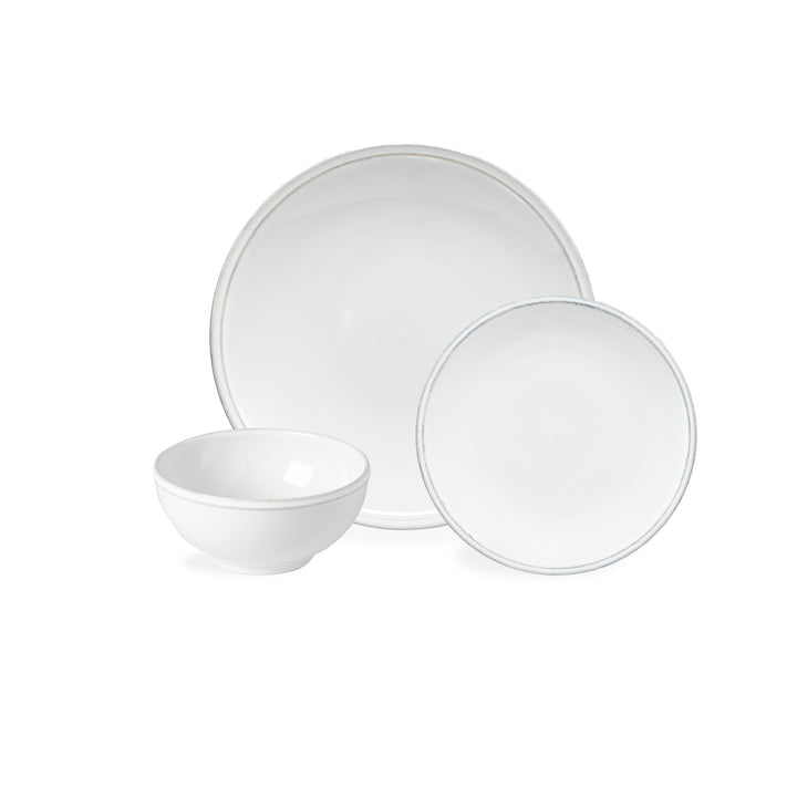 Costa Nova Friso Fine Stoneware Dinnerware (White)