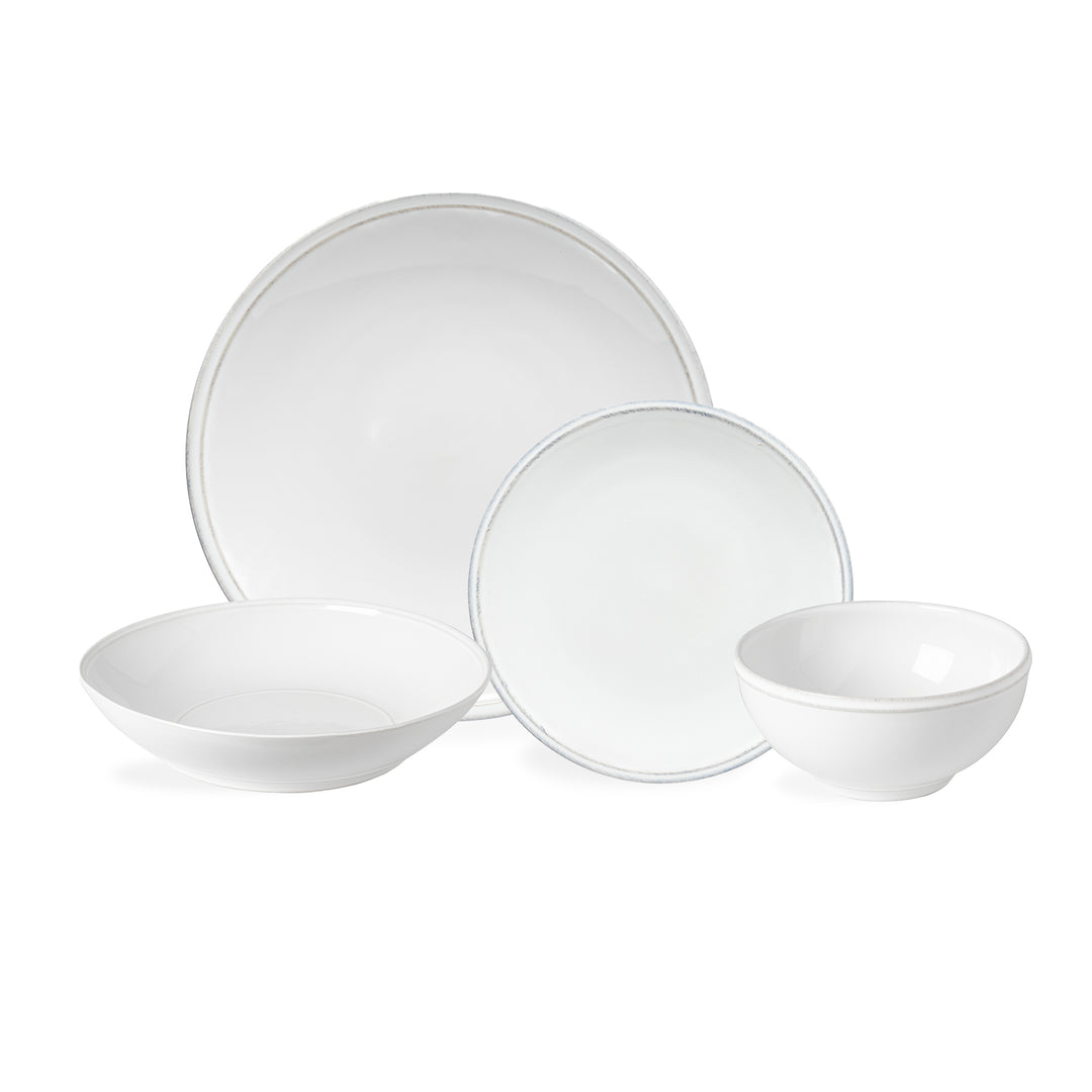 Costa Nova Friso Fine Stoneware Dinnerware (White)