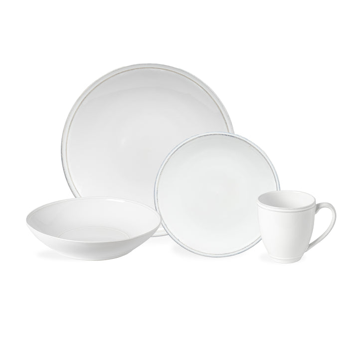 Costa Nova Friso Fine Stoneware Dinnerware (White)