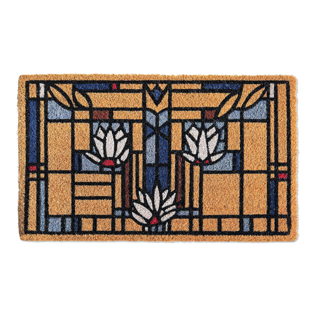 Entryways Frank Lloyd Wright Foundation Coir Doormat - Waterlilies