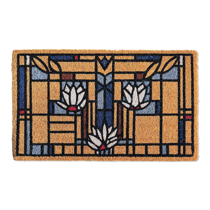 Entryways Frank Lloyd Wright Foundation Coir Doormat - Waterlilies