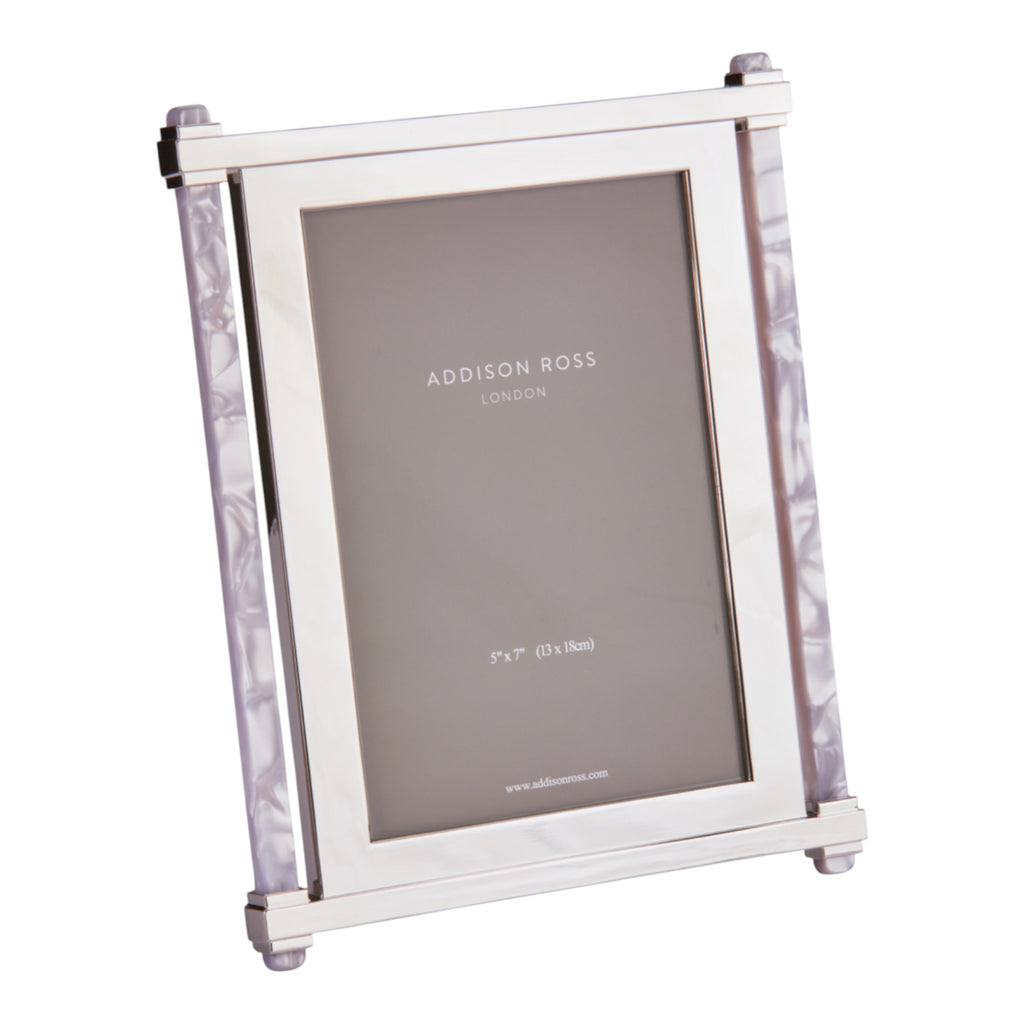 Addison Ross Pearl & Silver Acrylic Photo Frame (5x7)