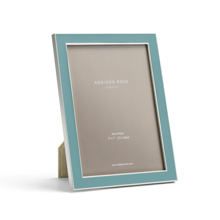 Addison Ross Chambray Enamel & Silver Picture Frame