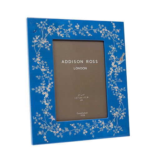 Addison Ross Chinoiserie Blue Lacquer Frame (5x7)