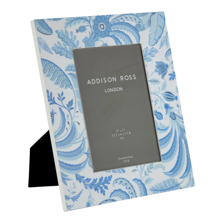 Addison Ross Palm Beach Blue Lacquer Photo Frame (5x7)