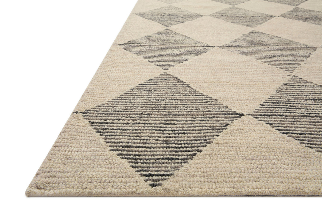 Chris Loves Julia x Loloi Francis Beige / Charcoal Accent Rug (FRA-01)