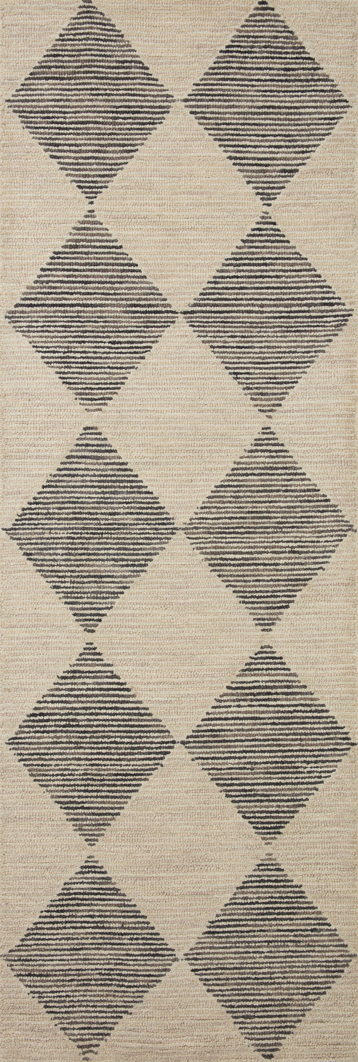 Chris Loves Julia x Loloi Francis Beige / Charcoal Accent Rug (FRA-01)