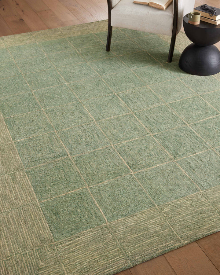 Chris Loves Julia x Loloi Francis Green / Natural Accent Rug (FRA-02)