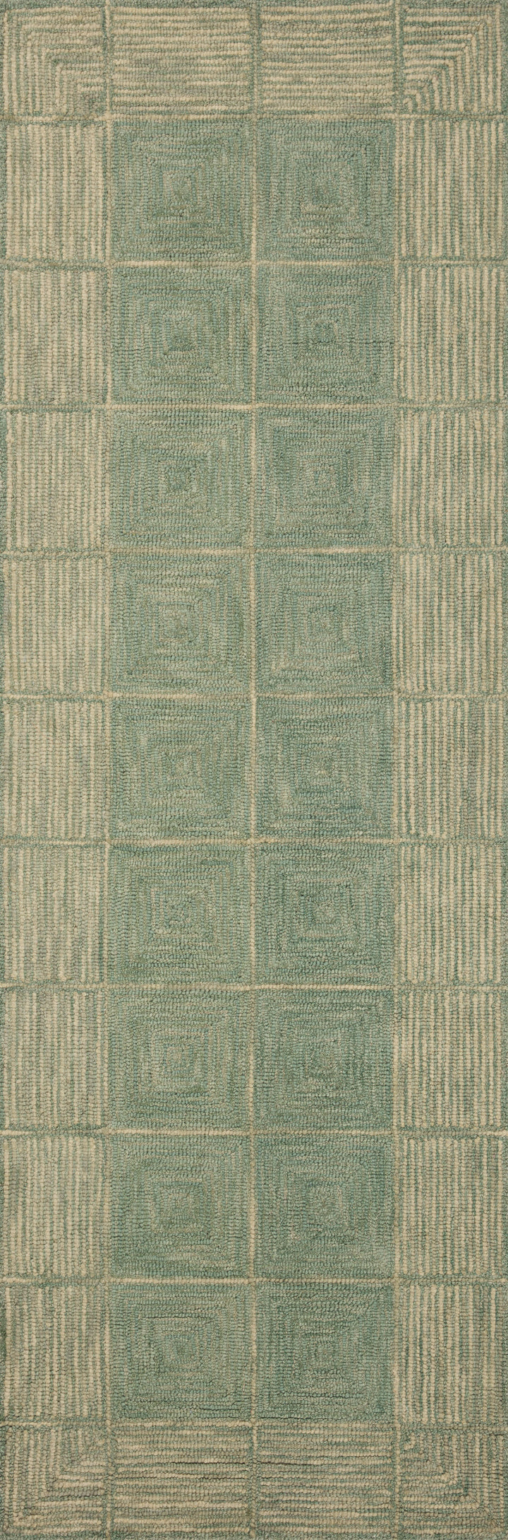 Chris Loves Julia x Loloi Francis Green / Natural Accent Rug (FRA-02)