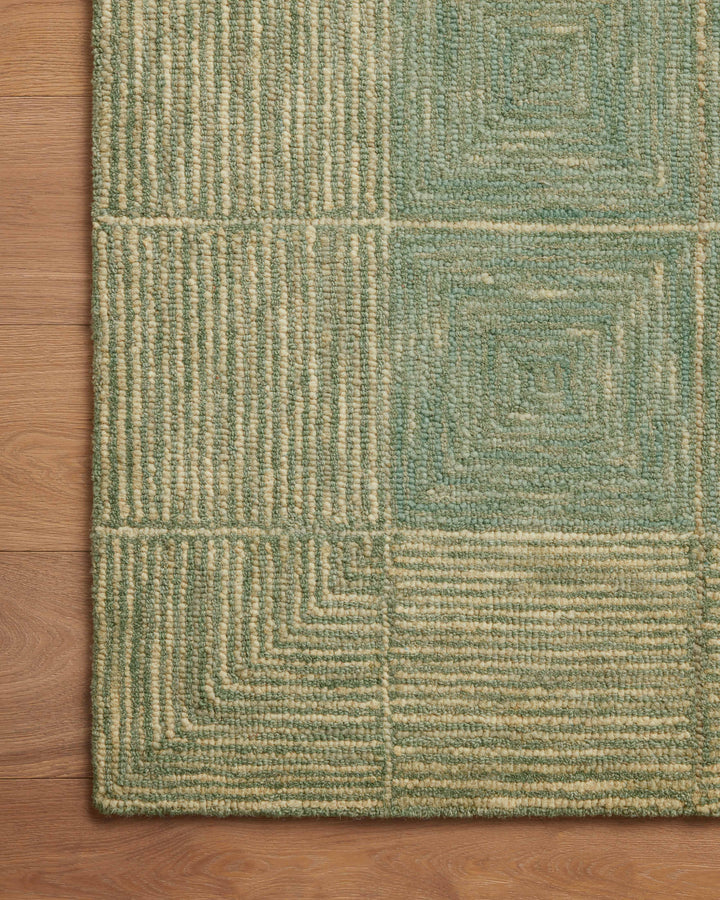 Chris Loves Julia x Loloi Francis Green / Natural Accent Rug (FRA-02)