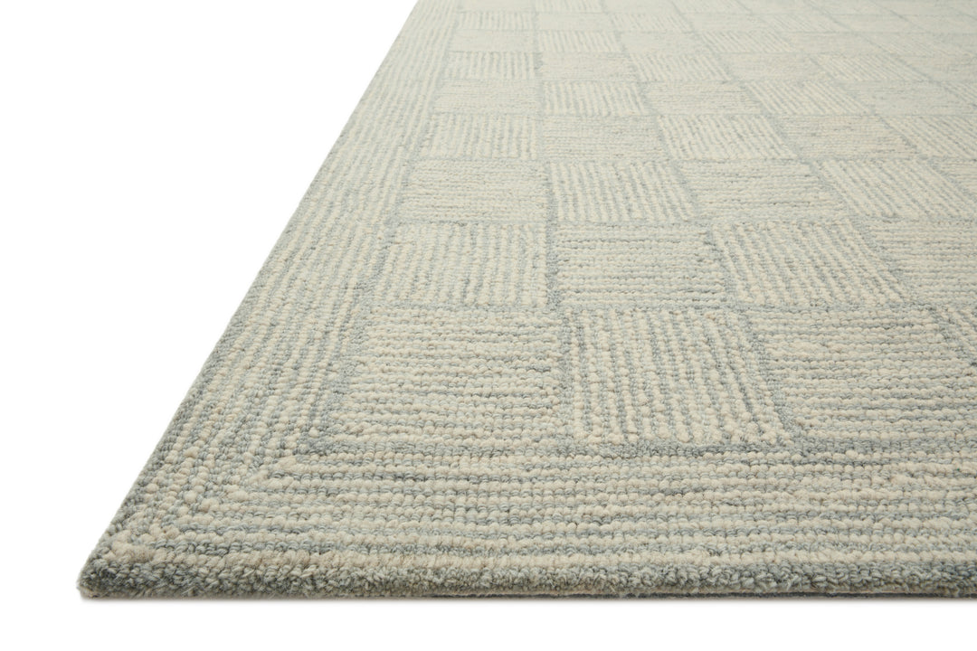 Chris Loves Julia x Loloi Francis Silver / Sky Accent Rug (FRA-03)