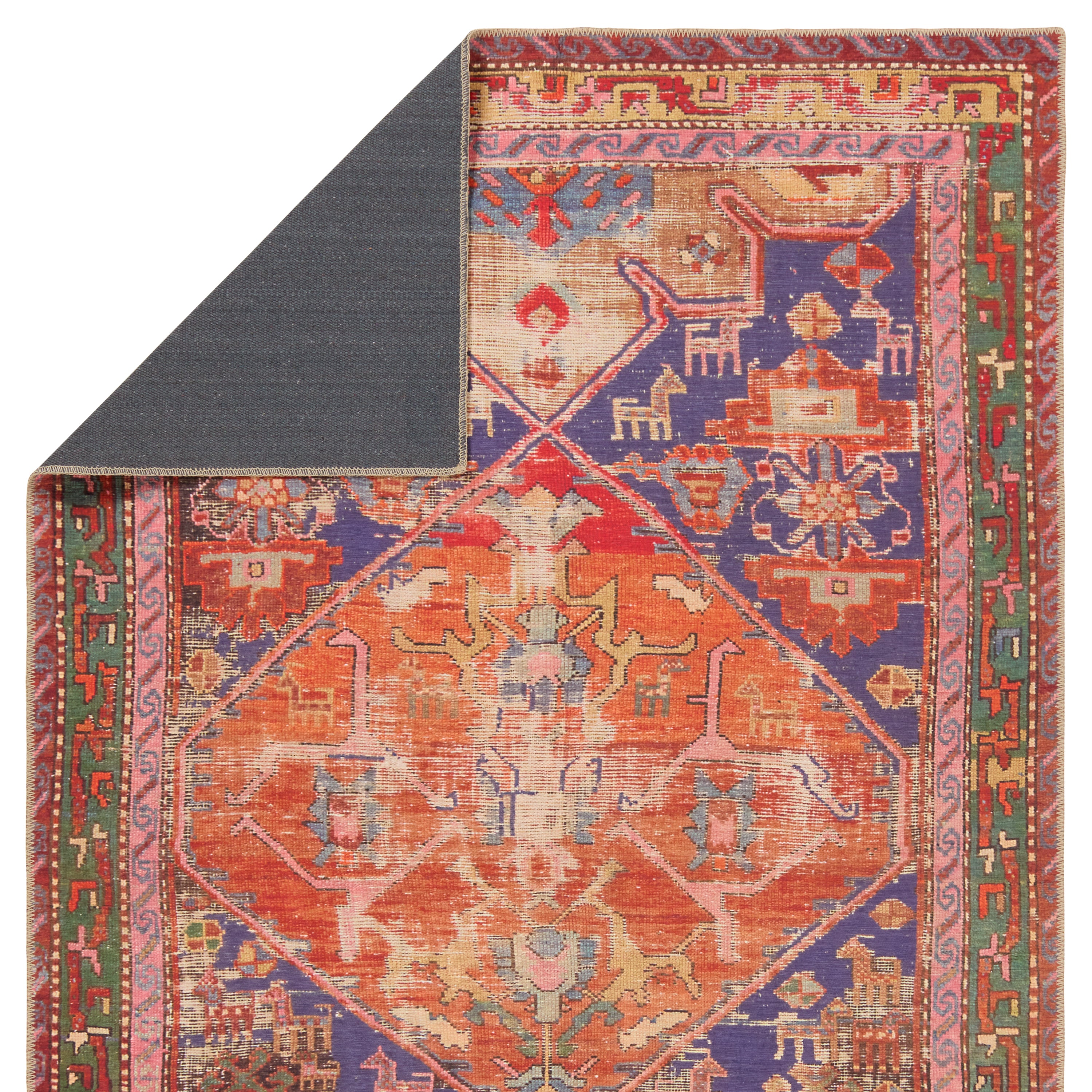 87.5×179 “Orange Flamingo” ViNTAGE RUG il_1080xN.7011294559_4ifw.jpg