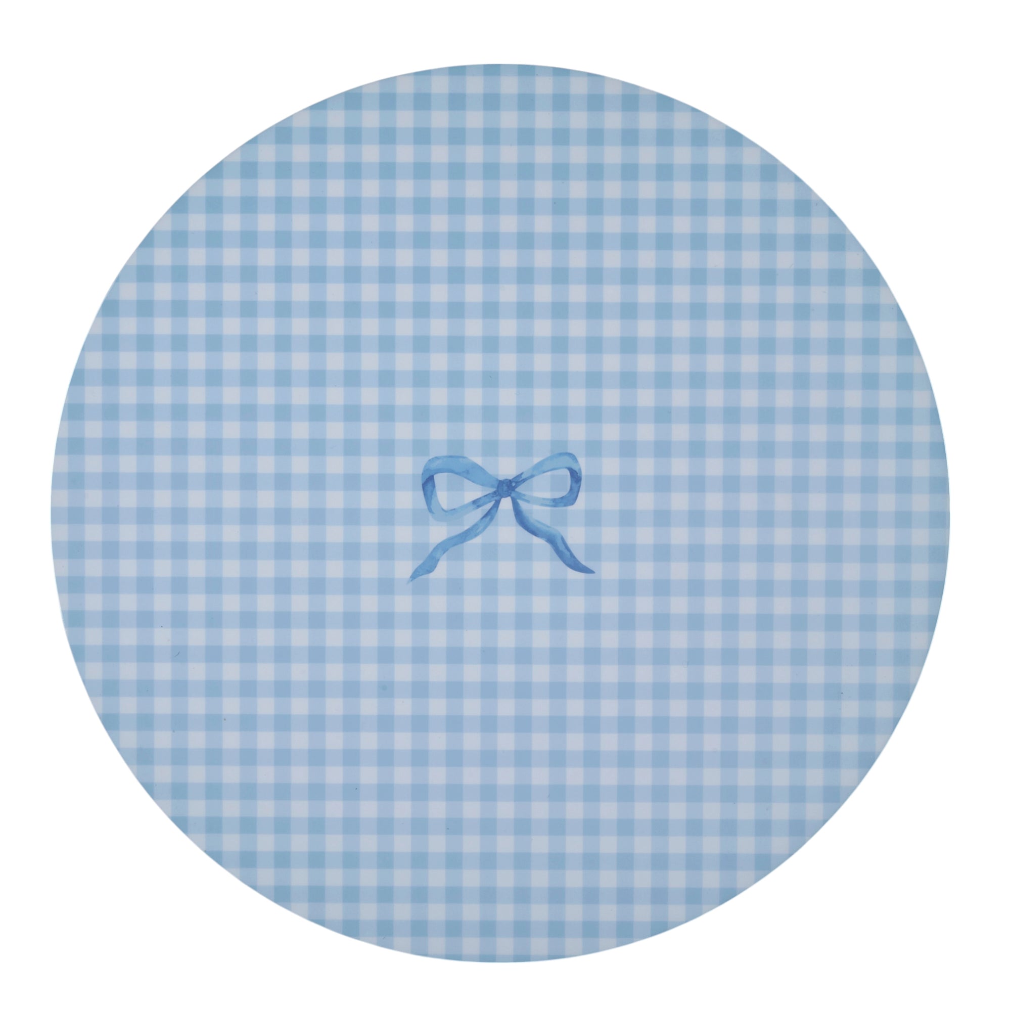 Addison Ross Blue Gingham Lacquer Placemats