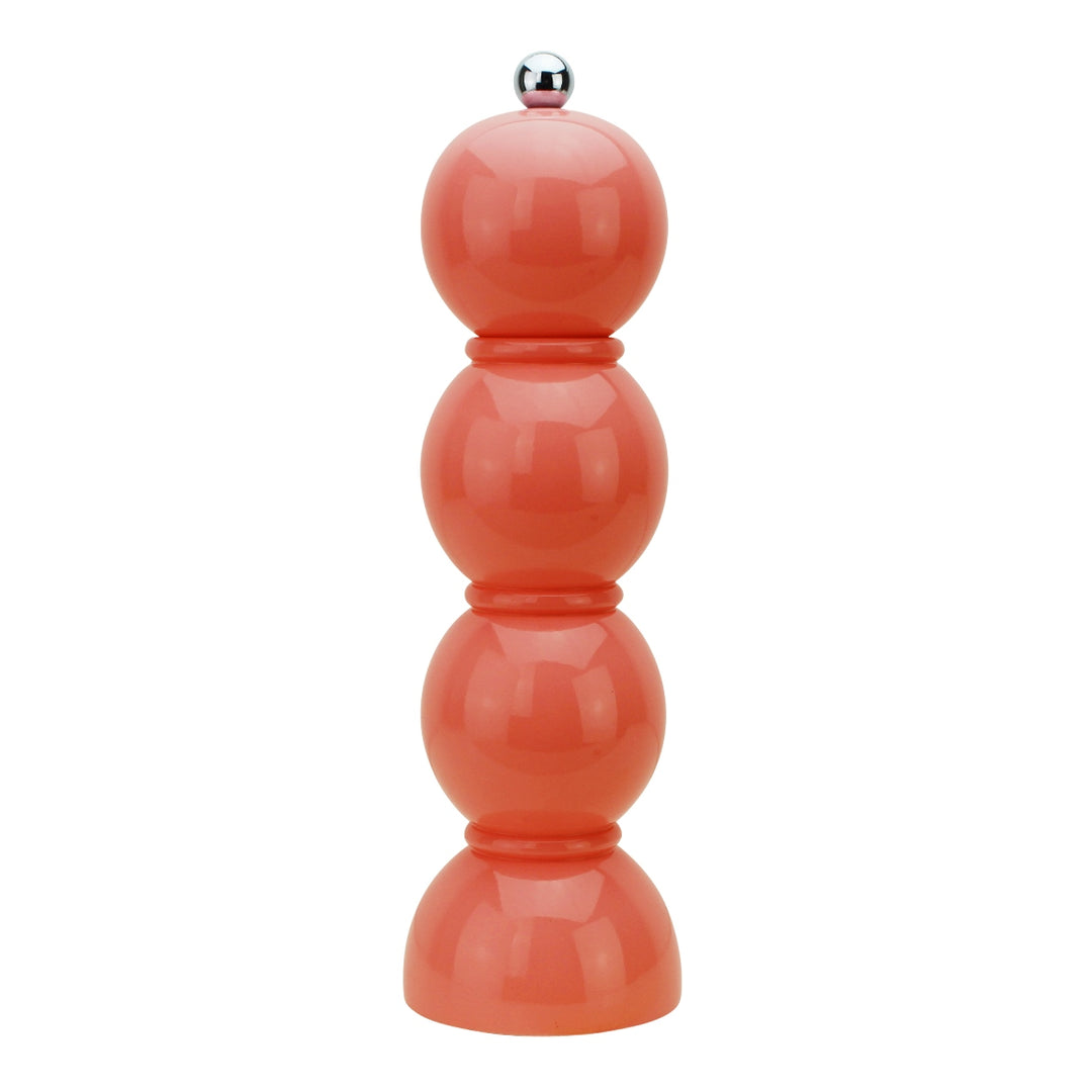 Addison Ross Lacquer Bobbin Salt/Pepper Mill Grinder (Coral)