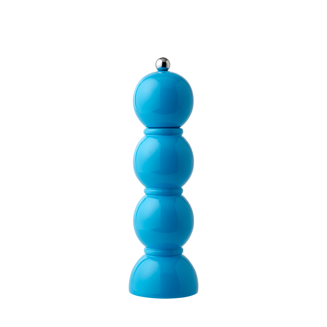 Addison Ross Lacquer Bobbin Salt/Pepper Mill Grinder (Aqua)