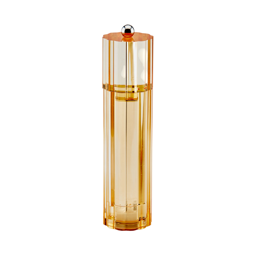 Addison Ross Amber Icy Flute Salt or Pepper Mill