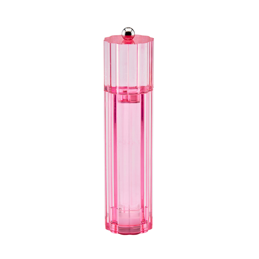 Addison Ross Pink Icy Flute Salt or Pepper Mill