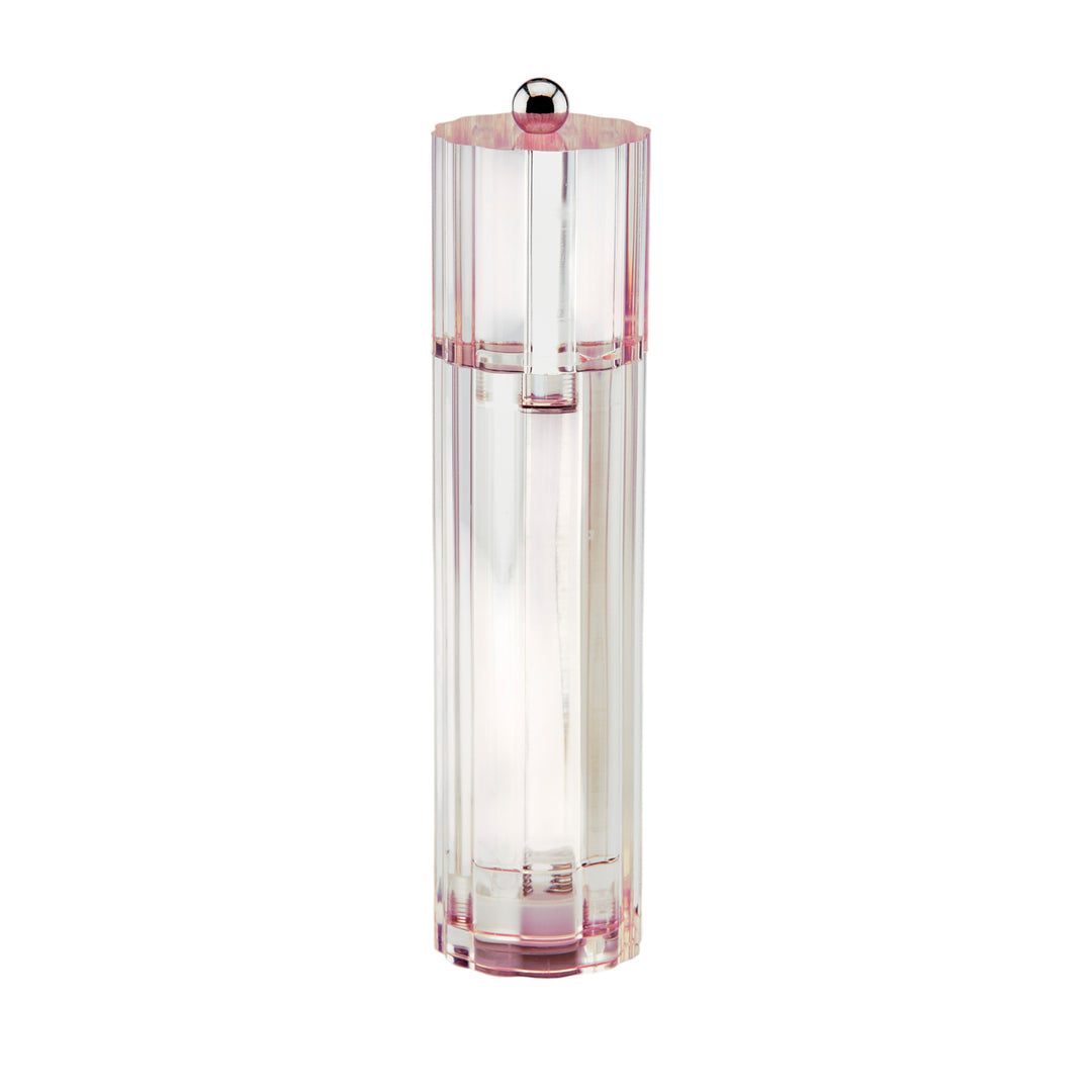 Addison Ross Pale Pink Icy Flute Salt or Pepper Mill