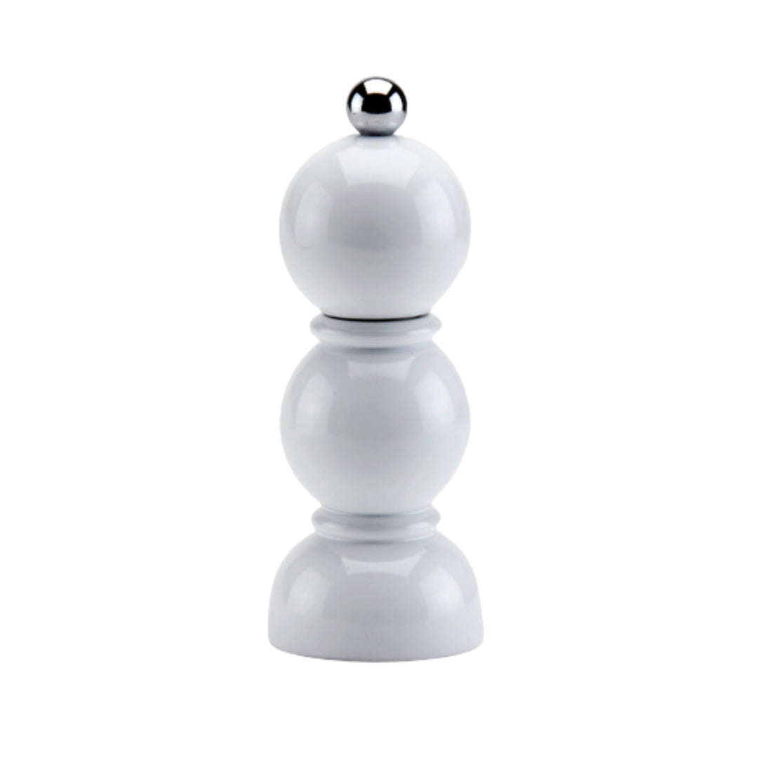 Addison Ross Lacquer Minibob Salt & Pepper Mill (White)