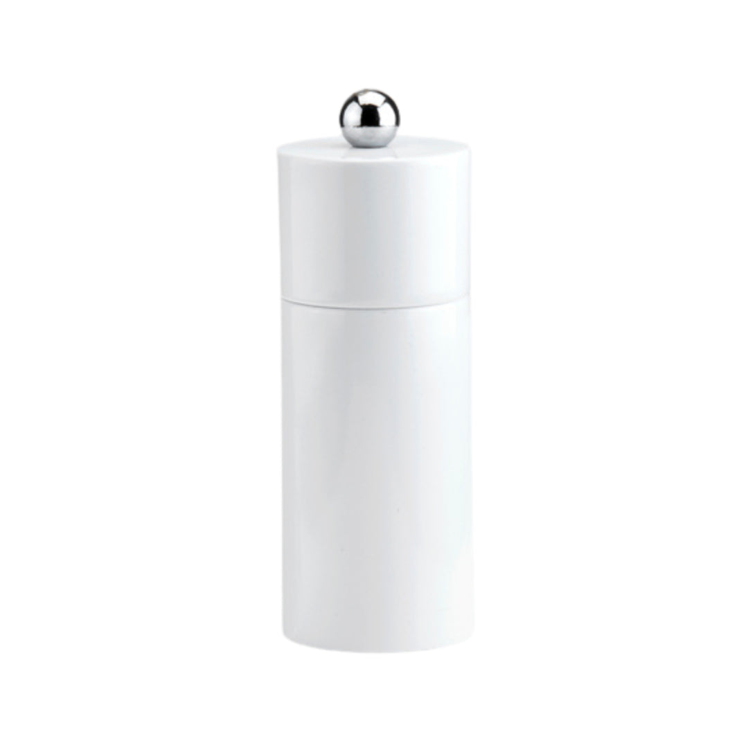 Addison Ross Lacquer Mini Column Salt & Pepper Mill (White)