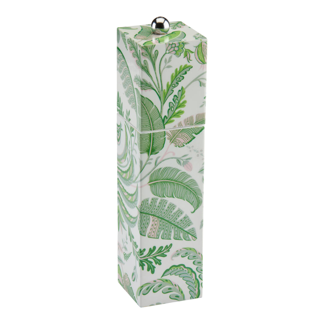 Addison Ross Lacquer Palm Beach Square Pillar Salt/Pepper Mill Grinder (Green)