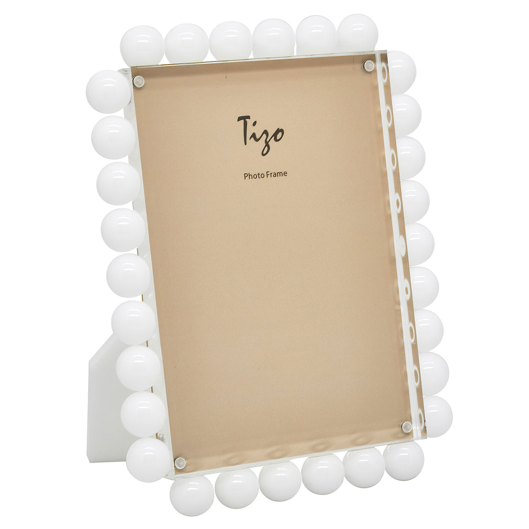 Tizo Acrylic Frame w/White Bubbles