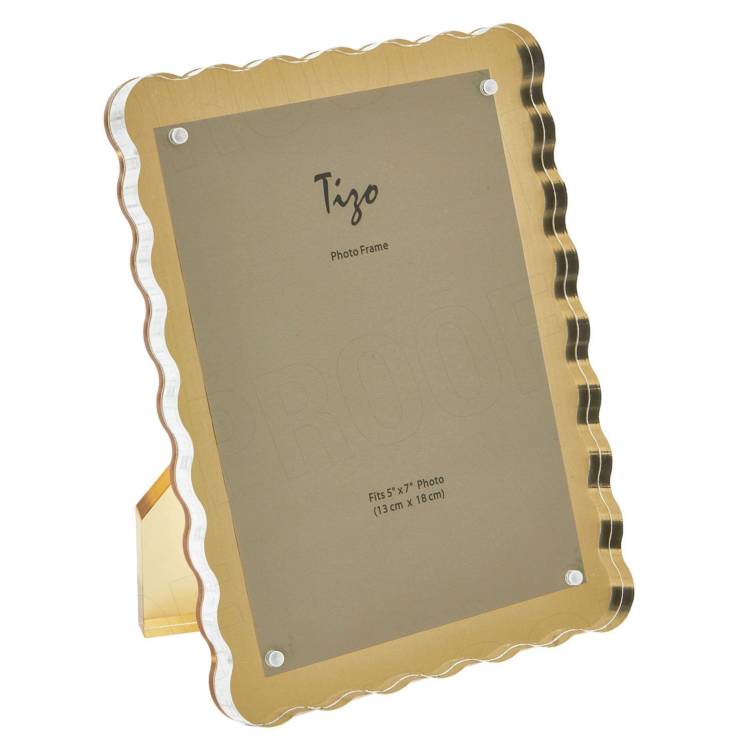 Tizo Lucite Wave Design Picture Frame - Thumbnail 3