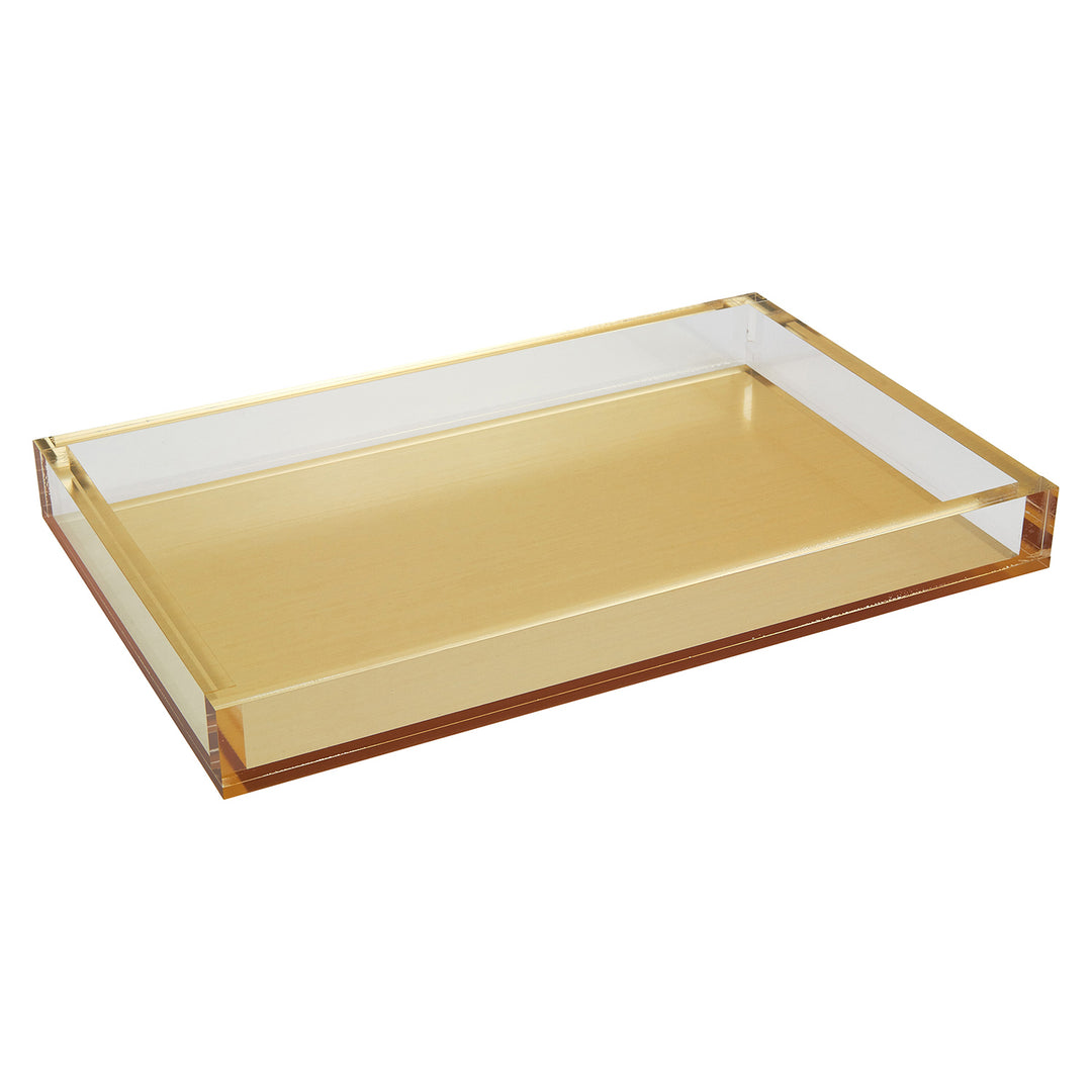 Tizo Design Lucite Tray 16x12 (Gold)