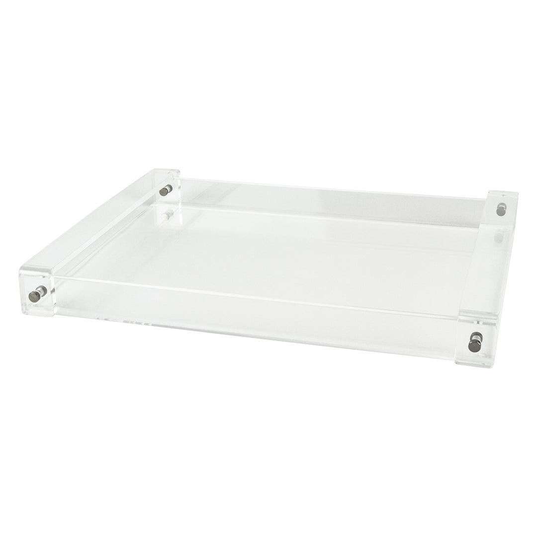 Tizo Design Clear Lucite Tray w/Handle 16x12