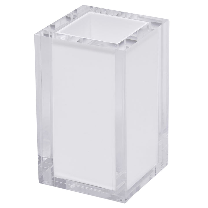 Insertable Acrylic Tizo Design Clear Acrylic w/White Insert Bathroom Accessories – Hudson ...