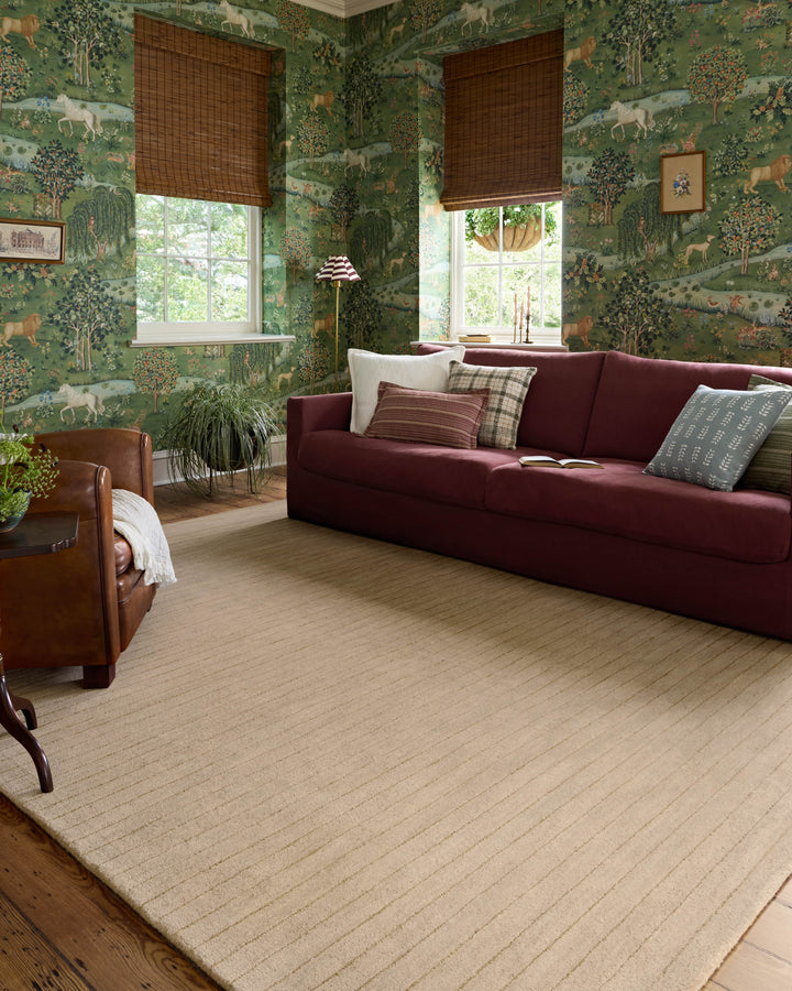 Chris Loves Julia x Loloi Henry Beige / Wheat Accent Rug (HEY-01)