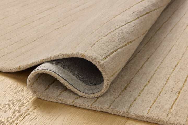 Chris Loves Julia x Loloi Henry Beige / Wheat Accent Rug (HEY-01)