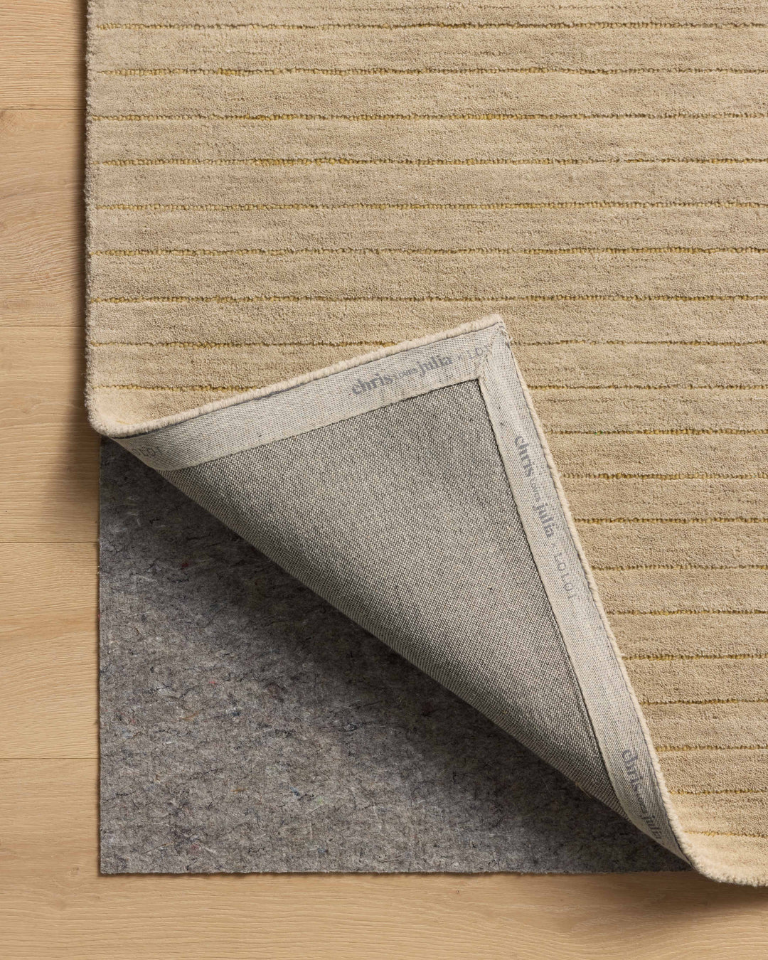 Chris Loves Julia x Loloi Henry Beige / Wheat Accent Rug (HEY-01)