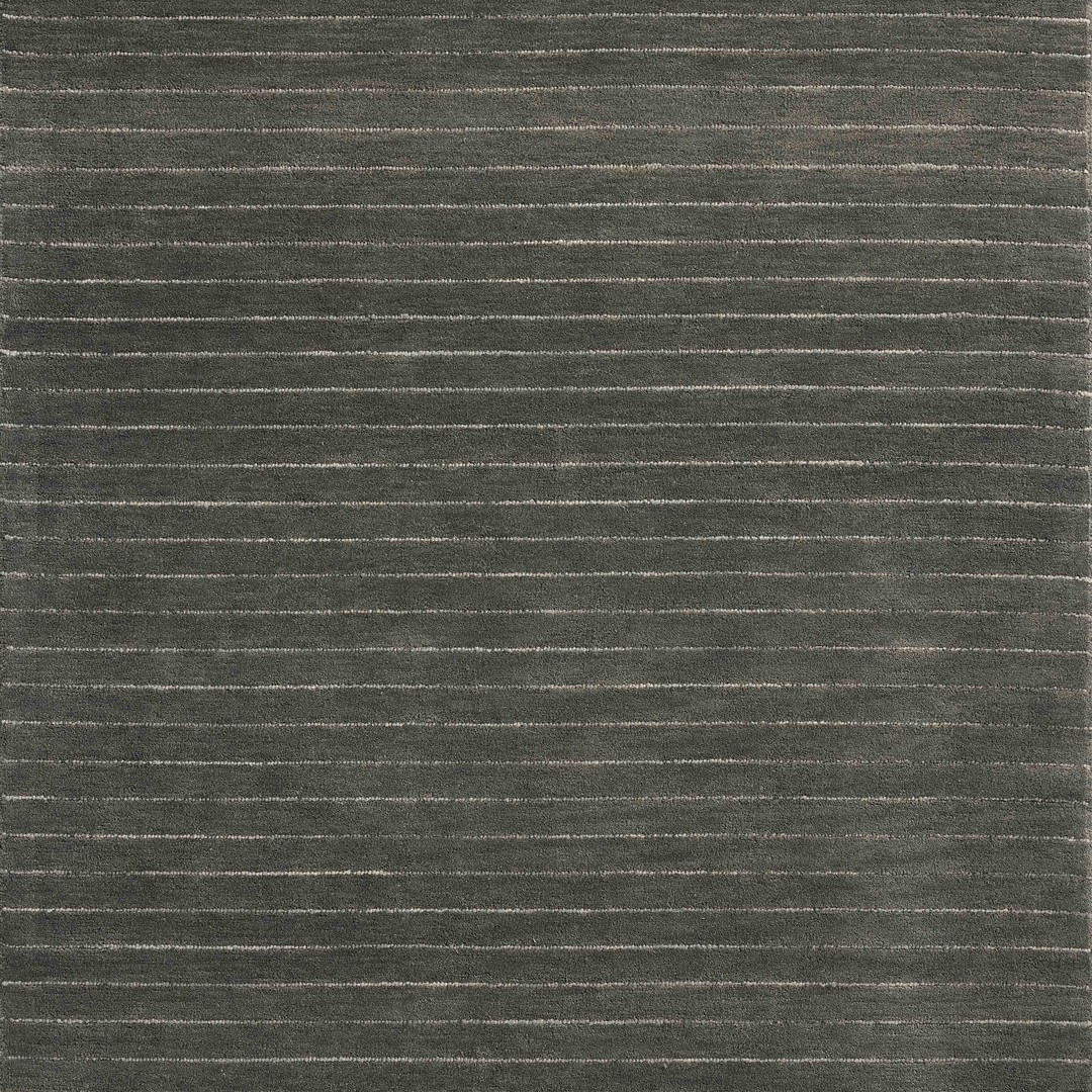 Chris Loves Julia x Loloi Henry Charcoal / Ivory Accent Rug (HEY-01)