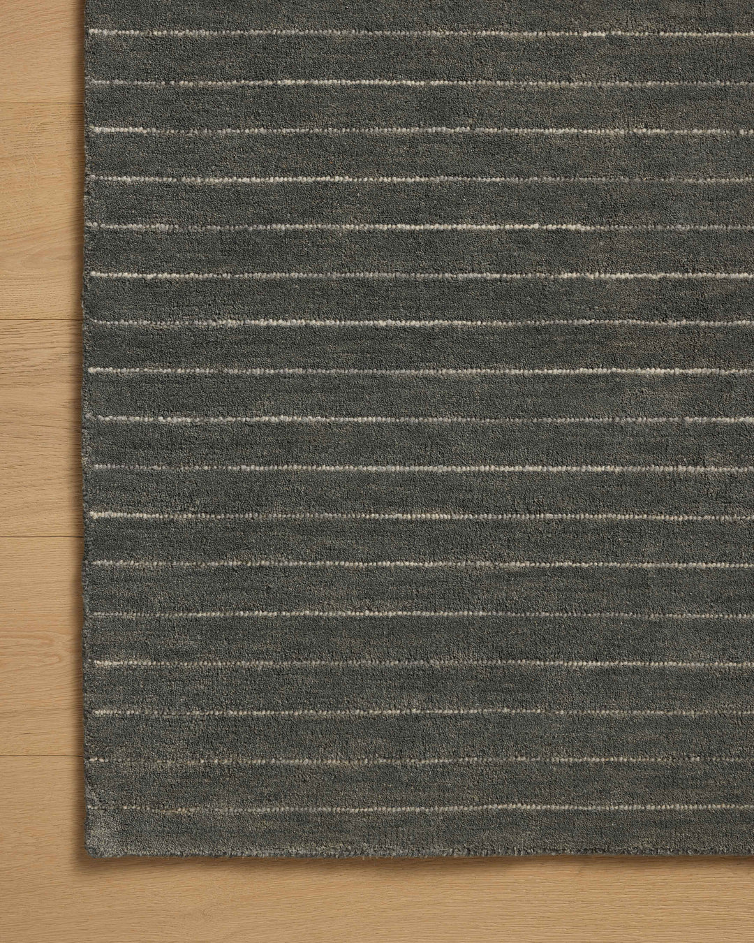 Chris Loves Julia x Loloi Henry Charcoal / Ivory Accent Rug (HEY-01)