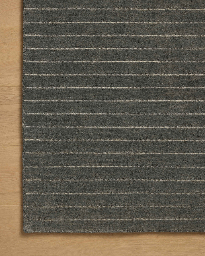 Chris Loves Julia x Loloi Henry Charcoal / Ivory Accent Rug (HEY-01)