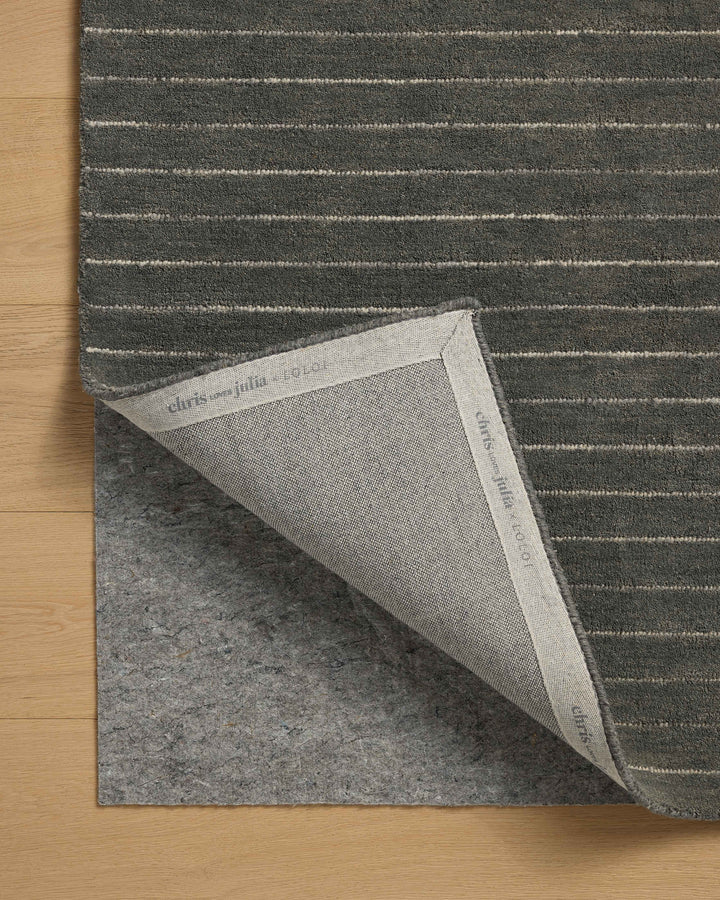 Chris Loves Julia x Loloi Henry Charcoal / Ivory Accent Rug (HEY-01)
