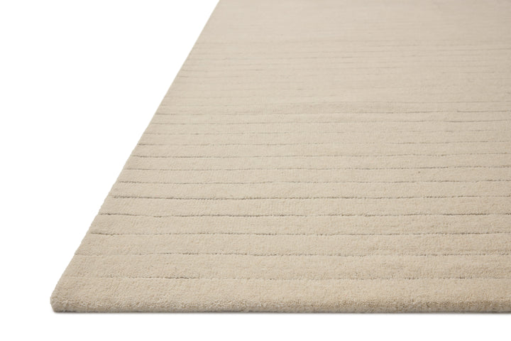 Chris Loves Julia x Loloi Henry Ivory / Dove Accent Rug (HEY-01)