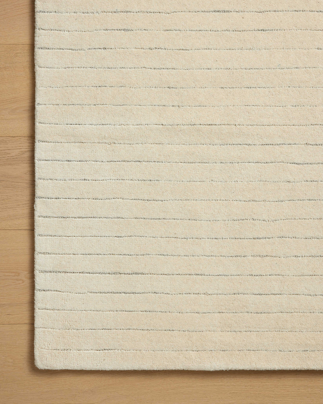 Chris Loves Julia x Loloi Henry Ivory / Dove Accent Rug (HEY-01)