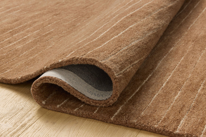 Chris Loves Julia x Loloi Henry Rust / Natural Accent Rug (HEY-01)